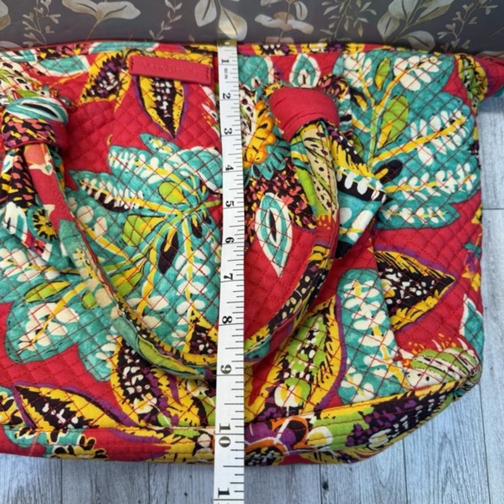 Vera Bradley satchel Hadley‎ bag in Rumba medium size Pink floral Purse - Picture 15 of 15